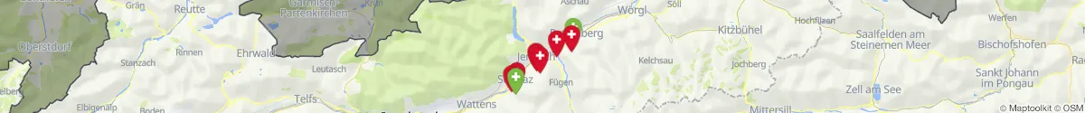 Map view for Pharmacies emergency services nearby Eben am Achensee (Schwaz, Tirol)